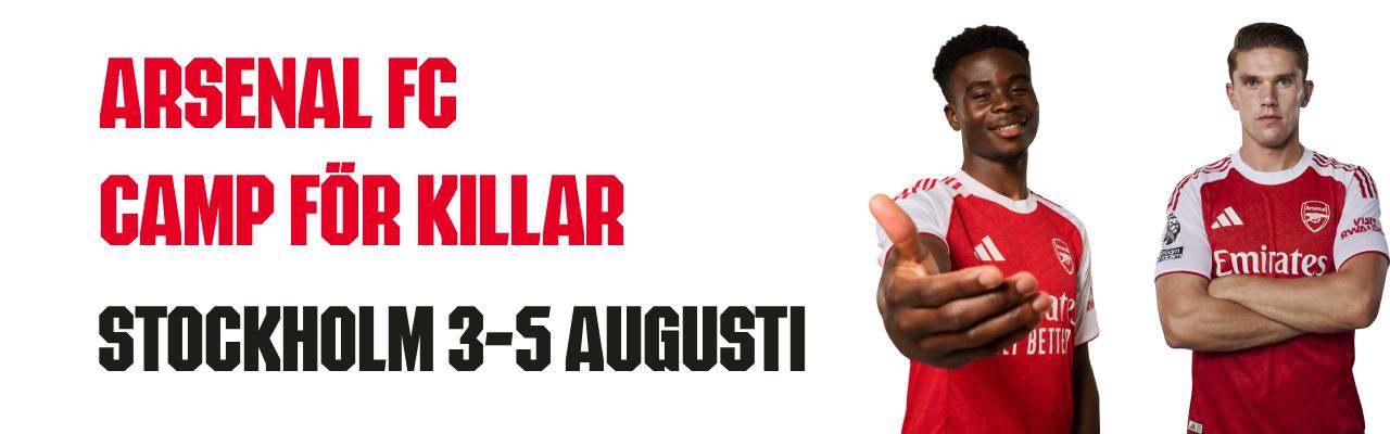 Fotbollsskola med Arsenal i Stockholm